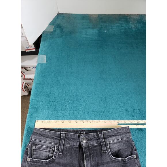 Joes Jeans Size 27 Womens Black Stretch Pants Ladies Mid Rise Fray Hem Ankle - Picture 9 of 13